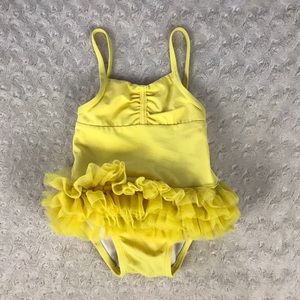 PLAY CONDITION Janie & Jack Swimsuit Tutu Yellow Size 12-18 Months
